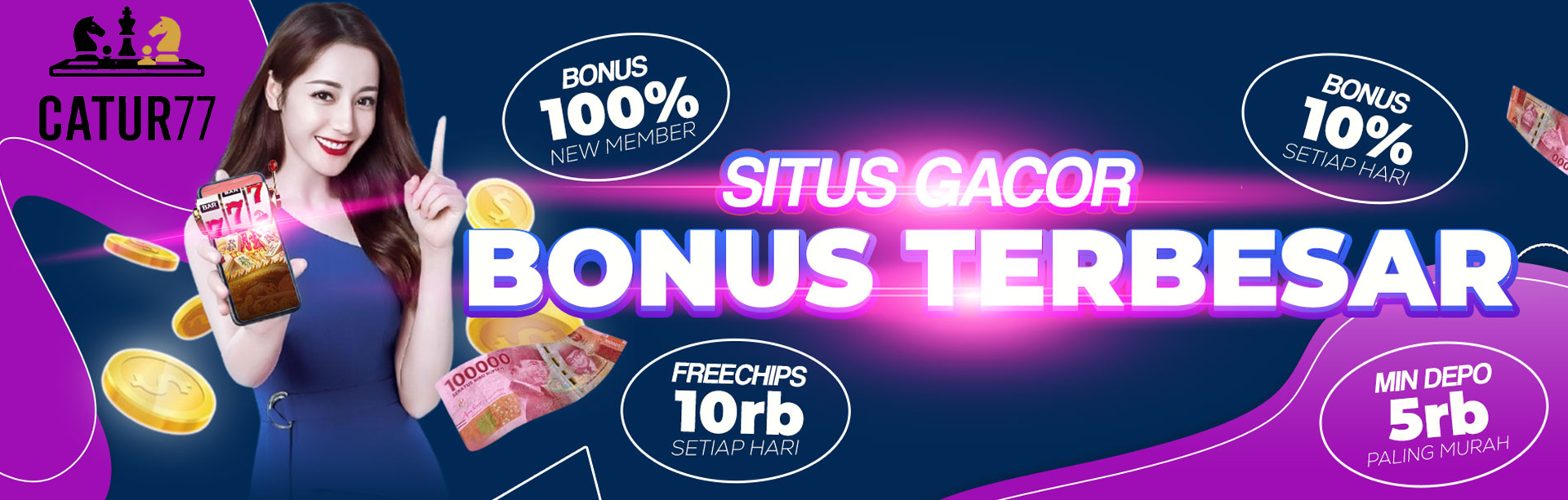 Catur77: Tempat Bermain Slot Online dengan Jackpot Terbesar